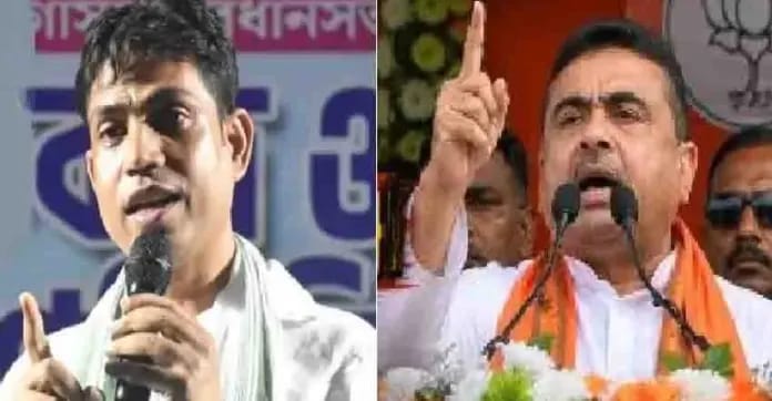 ബംഗാൾ രാഷ്ട്രീയം സിനിമയെ വെല്ലുന്നു; തൃണമൂൽ നേതാവിനെതിരെ സുവേന്ദുവിന്റെ വെല്ലുവിളി