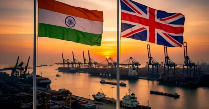 ഇന്ത്യ യുകെ വ്യാപാര കരാർ ജൂലൈ 15 മുതൽ പ്രാബല്യത്തിൽ കയറ്റുമതി മേഖലയ്ക്ക് വൻ കുതിപ്പ്
